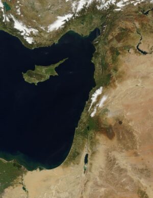 Le Levant, la côte orientale de la mer Méditerranée