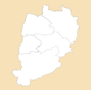 Carte vierge de Béni Mellal-Khénifra