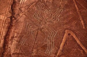 Figure d'araignée des lignes de Nazca.