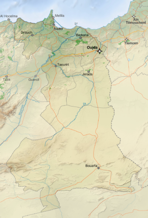 Géographie de la région de l’Oriental, Maroc