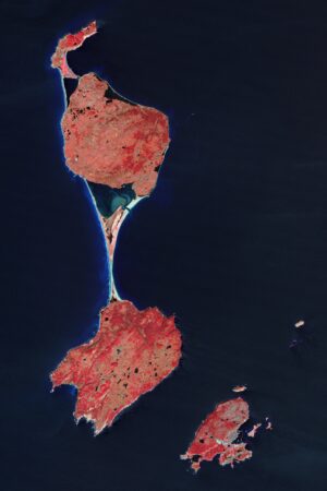 Image satellite de Saint-Pierre-et-Miquelon