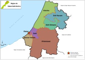 Provinces et préfectures de Rabat-Salé-Kénitra