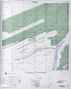 Plan de l'aéroport international de Lubumbashi 1978.