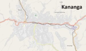 Carte de Kananga