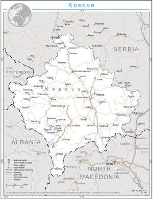 Quelles sont les principales villes du Kosovo ?