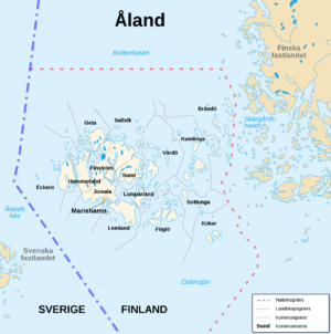 Carte d’Åland