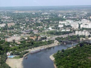 La plus grande ville de Transnistrie, Tiraspol.
