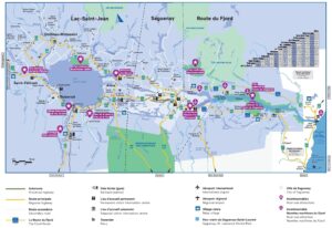 Carte du Saguenay–Lac-Saint-Jean