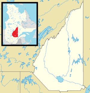 Carte vierge du Saguenay–Lac-Saint-Jean