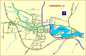 Carte de Cowansville.