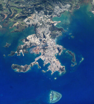 Images satellites de Nouméa en Nouvelle-Calédonie