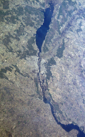Image satellite de Kiev capitale de l’Ukraine