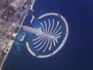 Image satellite de Palm Jumeirah