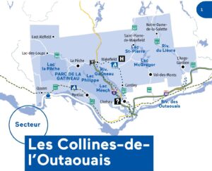 Carte de la MRC des Collines-de-l’Outaouais