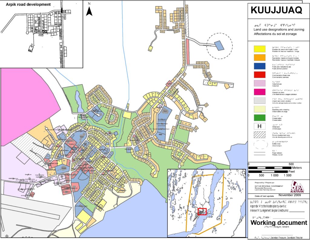 Carte de Kuujjuaq.