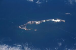 Image satellite des Îles-de-la-Madeleine.