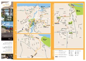 Carte des pistes cyclables du carrefour des ponts, secteur Lauzon et Saint-Jean-Chrysostome.