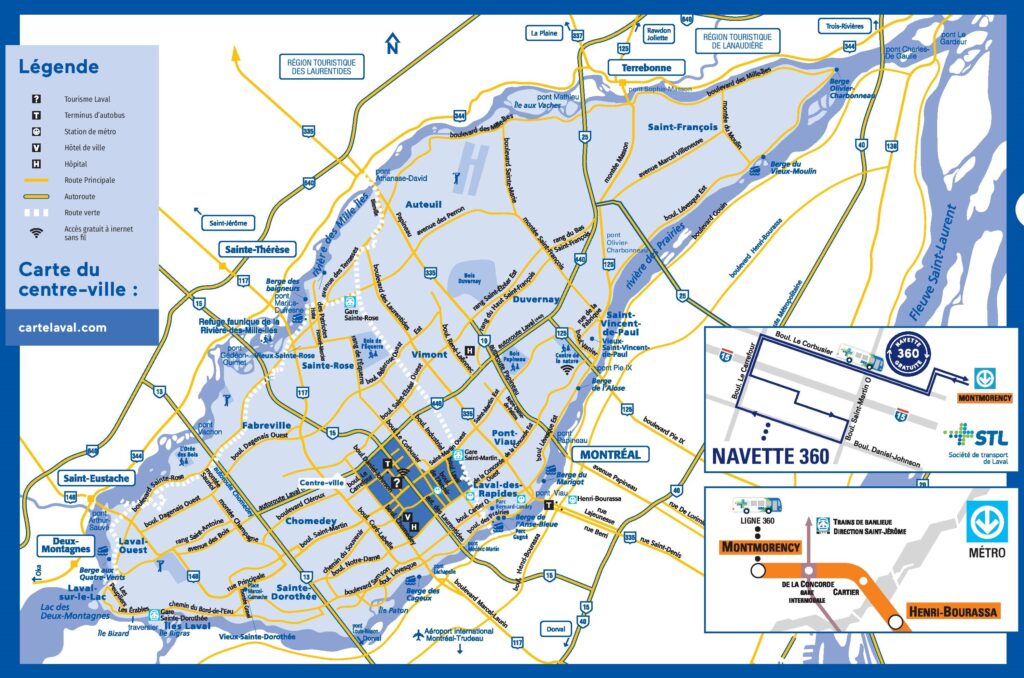 Carte de Laval