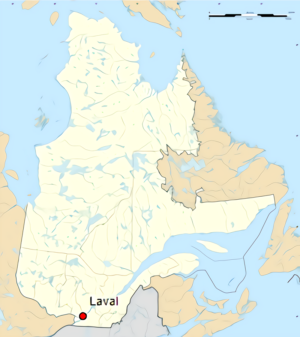 Où se trouve Laval ?