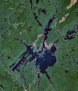 Image satellite du réservoir Baskatong