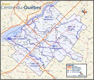 Quelles sont les principales villes du Centre-du-Québec ?