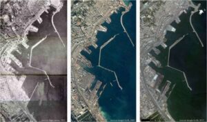 Le port d'Alger de 1957 à 2017, un port quasi inchangé en 60 ans.