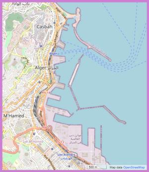 Plan du port d’Alger