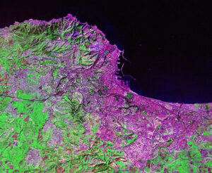 Image satellite de la ville d’Alger