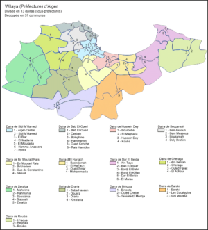 Quelles sont les communes de la wilaya d’Alger ?