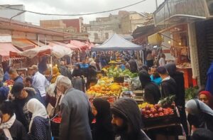 Le marché du quartier de M’dina J’dida.