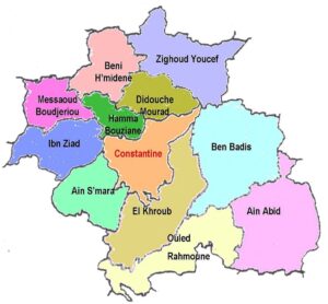 Quelles sont les communes de la wilaya de Constantine ?