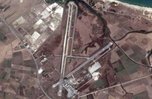Vue satellite de l'aéroport d'Annaba - Rabah-Bitat.