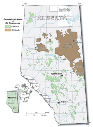 Les ressources pétrolières de l’Alberta