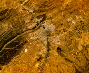 Image satellite de la région de Djelfa.