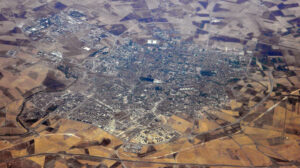 Vue aérienne de Sidi Bel Abbès.