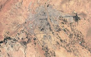 Image satellite de Biskra.
