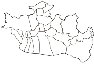 Carte vierge de la wilaya de Biskra