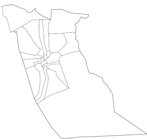Carte vierge de la wilaya d’El Oued