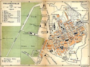 Plan de Skikda (anciennement Philippeville) en 1903.