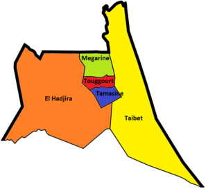 Quelles sont les daïras de la wilaya de Touggourt ?