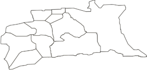 Carte vierge de la wilaya de Béchar