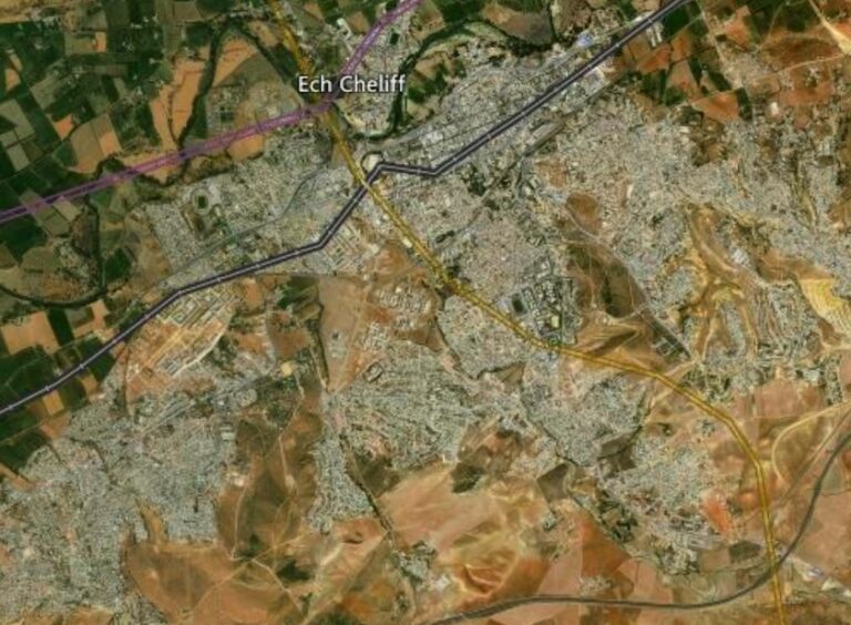 Carte de Chlef