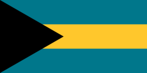 Le drapeau des Bahamas
