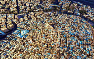 Vue aérienne de Ghardaïa.
