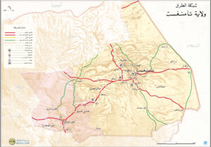 Carte routière de Tamanrasset, In Guezzam et In Salah