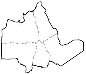 Carte vierge de la wilaya de Tamanrasset