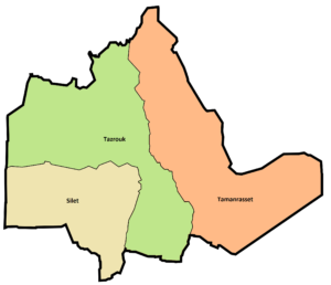 Quelles sont les daïras de la wilaya de Tamanrasset ?