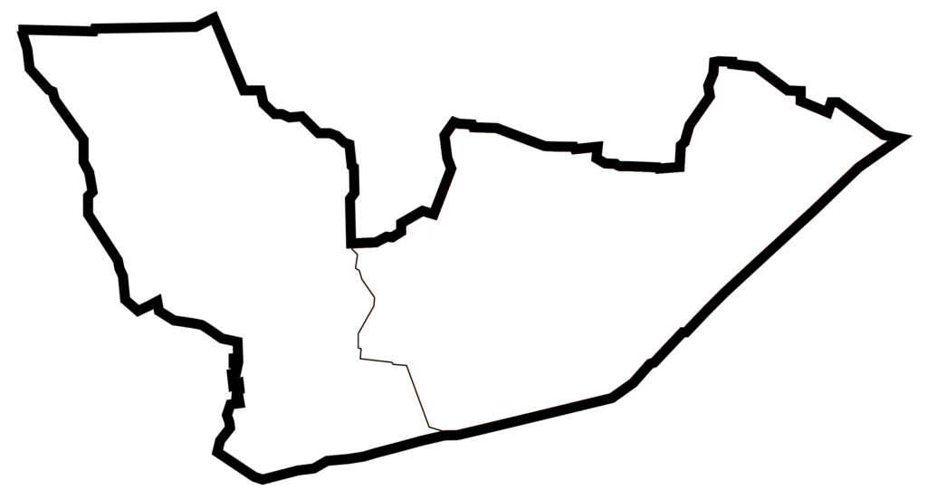 Carte vierge de la wilaya d'In Guezzam.