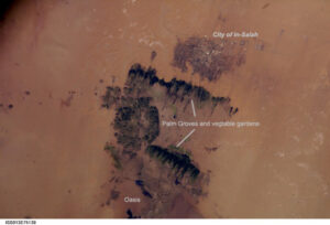 Image satellite d'In Salah.