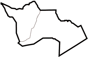 Carte vierge de la wilaya de Djanet